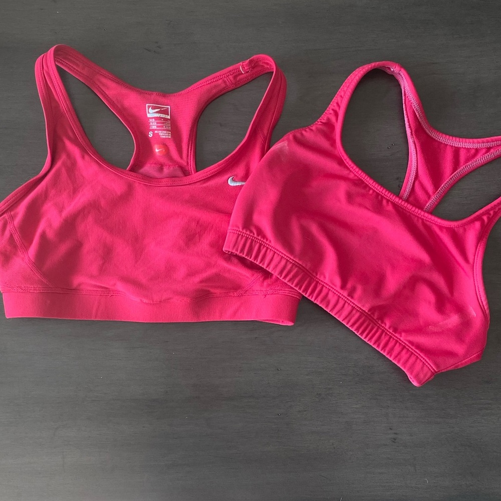 Two Red Sports Bras
